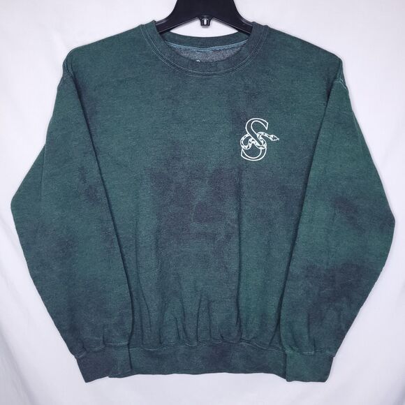 Warner Bros. Other - Harry Potter Slytherin Sweatshirt Mens Medium Green Fleece